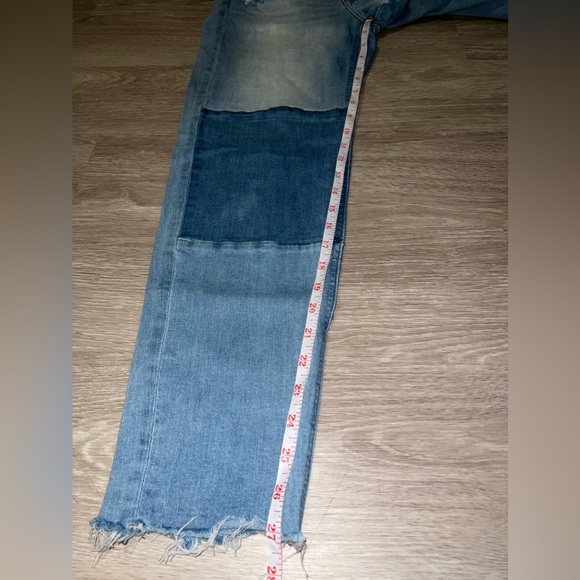 H&M patchwork jeans size 6 - Picture 4 of 9